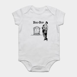 Funny Jazz Halloween T-Shirt, Dizzy Ghoul-espie Boo-Bop Jazz Musician Gift Tee, Bebop Trumpet Player Trick or Treat Music Novelty TShirt Baby Bodysuit